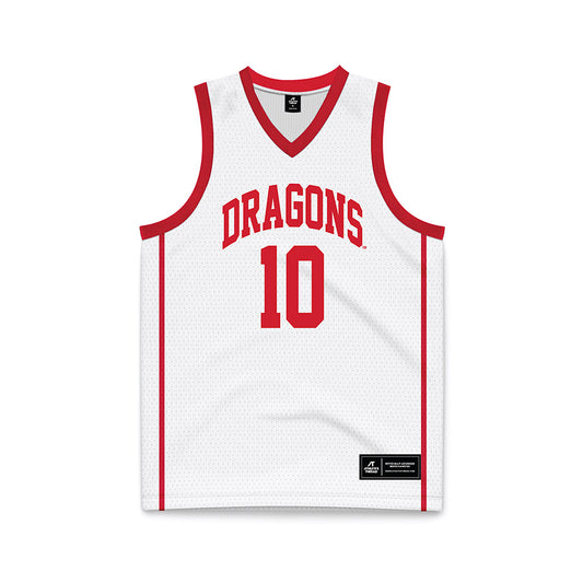 MSUM - NCAA Men's Basketball : Eddie Beeninga - White Basketball Jersey-0