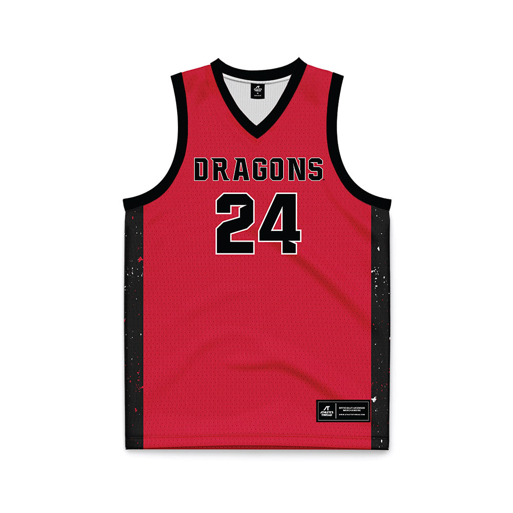 MSUM - NCAA Women's Basketball : Mara Holle - Red Basketball Jersey-0