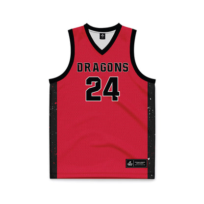 MSUM - NCAA Women's Basketball : Mara Holle - Red Basketball Jersey-0