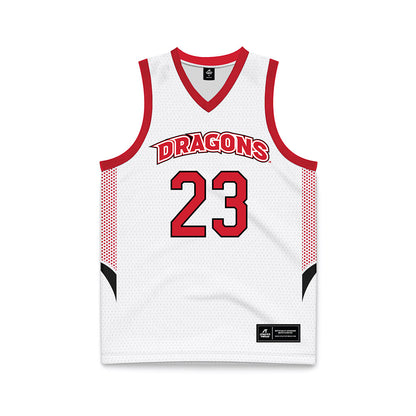 MSUM - NCAA Women's Basketball : Abby Berge - White Basketball Jersey-0