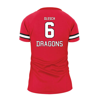 MSUM - NCAA Women's Volleyball : Kiara Olesch - Red Volleyball Jersey-1
