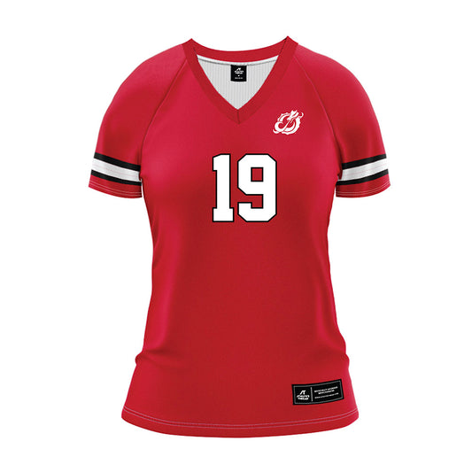 MSUM - NCAA Women's Volleyball : Annaka Johnson - Red Volleyball Jersey-0