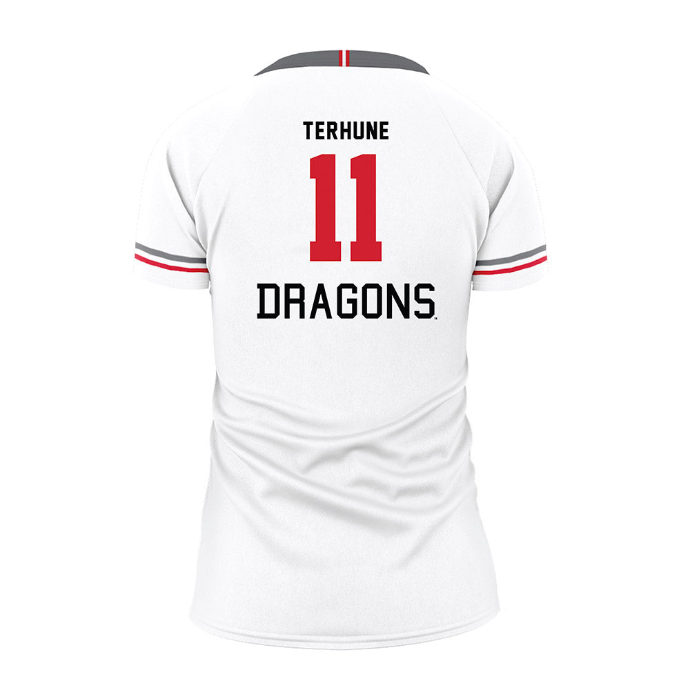 MSUM - NCAA Women's Volleyball : Olivia Terhune - White Volleyball Jersey-1