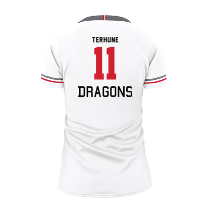 MSUM - NCAA Women's Volleyball : Olivia Terhune - White Volleyball Jersey-1
