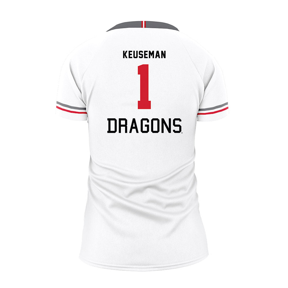 MSUM - NCAA Women's Volleyball : Ellie Keuseman - White Volleyball Jersey-1