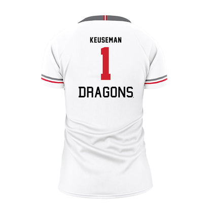 MSUM - NCAA Women's Volleyball : Ellie Keuseman - White Volleyball Jersey-1