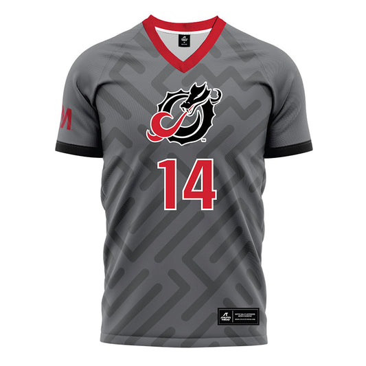 MSUM - NCAA Women's Soccer : Mary Cox - Grey Soccer Jersey-0