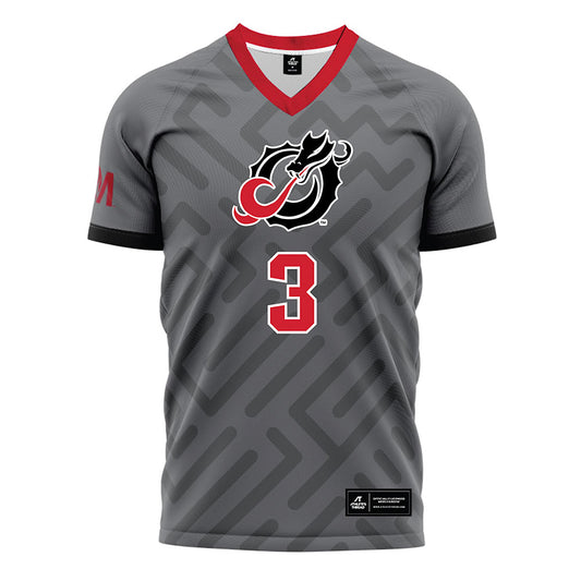 MSUM - NCAA Women's Soccer : Natalie Lesnau - Grey Soccer Jersey-0
