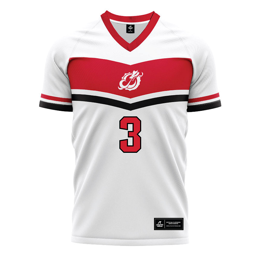 MSUM - NCAA Women's Soccer : Natalie Lesnau - White Soccer Jersey-0