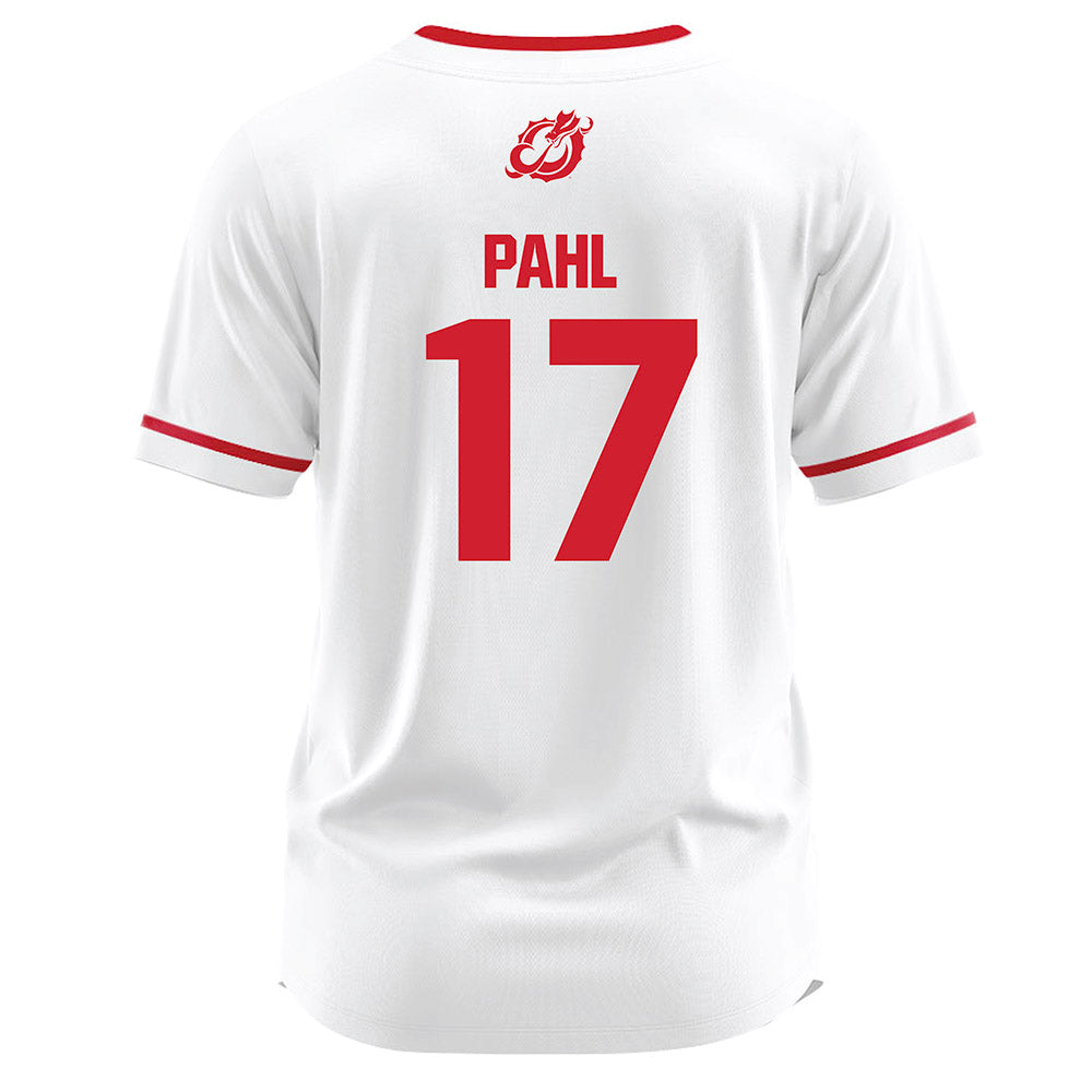 MSUM - NCAA Softball : Kendall Pahl - White Jersey-1