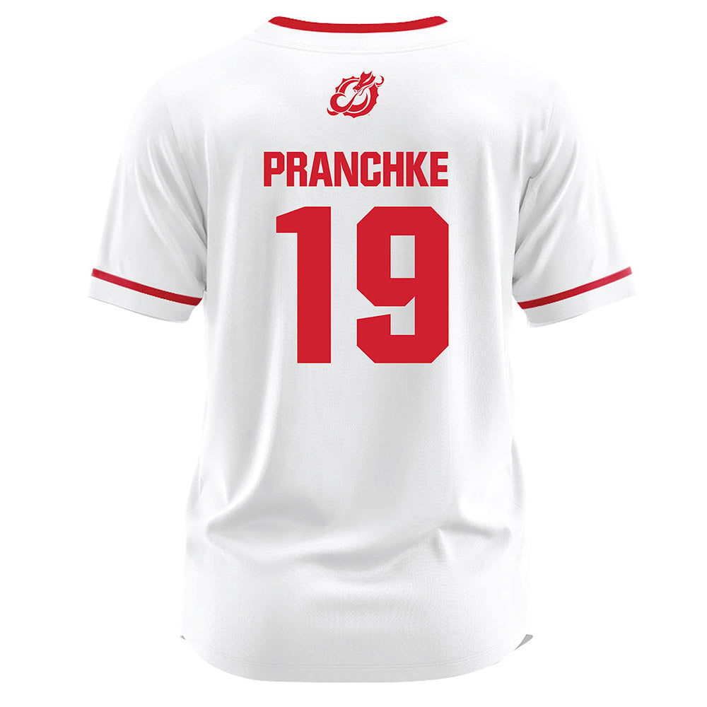 MSUM - NCAA Softball : Teagan Pranchke - White Jersey-1