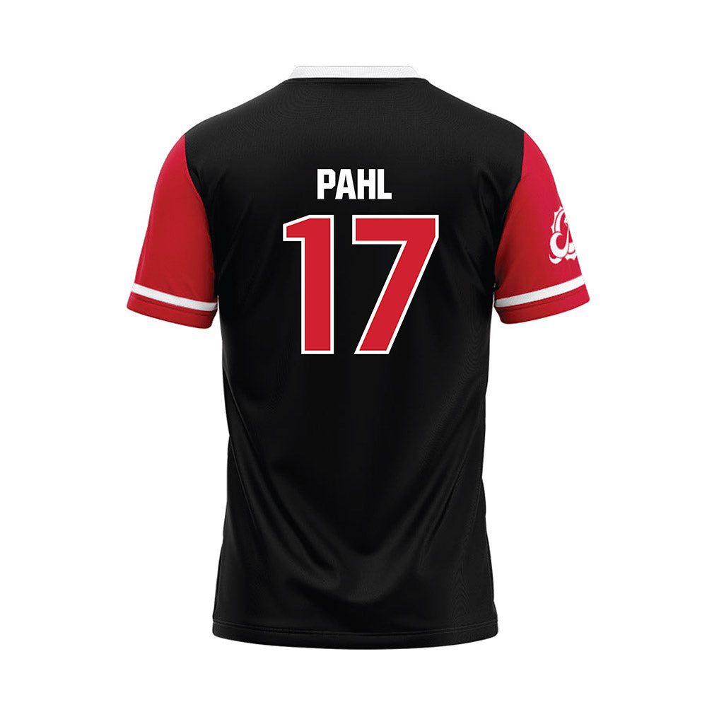 MSUM - NCAA Softball : Kendall Pahl - Black Baseball Jersey-1