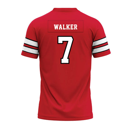 MSUM - NCAA Football : Harrison Walker - Red Premium Football Jersey-1
