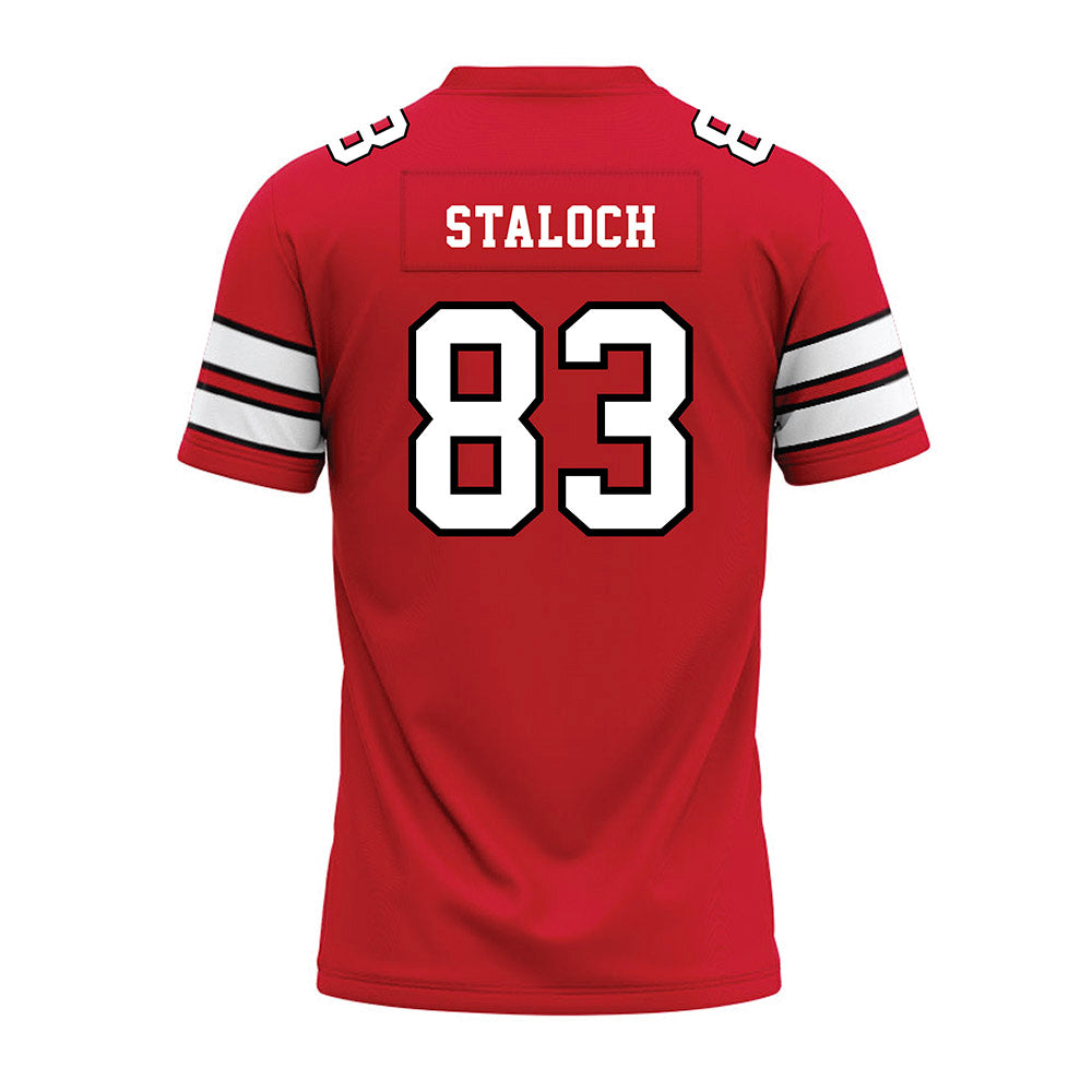 MSUM - NCAA Football : Seth Staloch - Red Premium Football Jersey-1