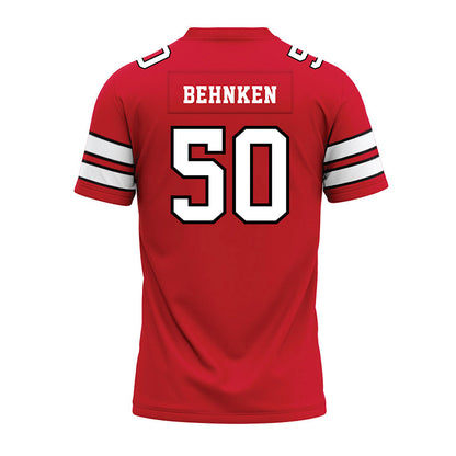 MSUM - NCAA Football : Tyrese Behnken - Red Premium Football Jersey-1