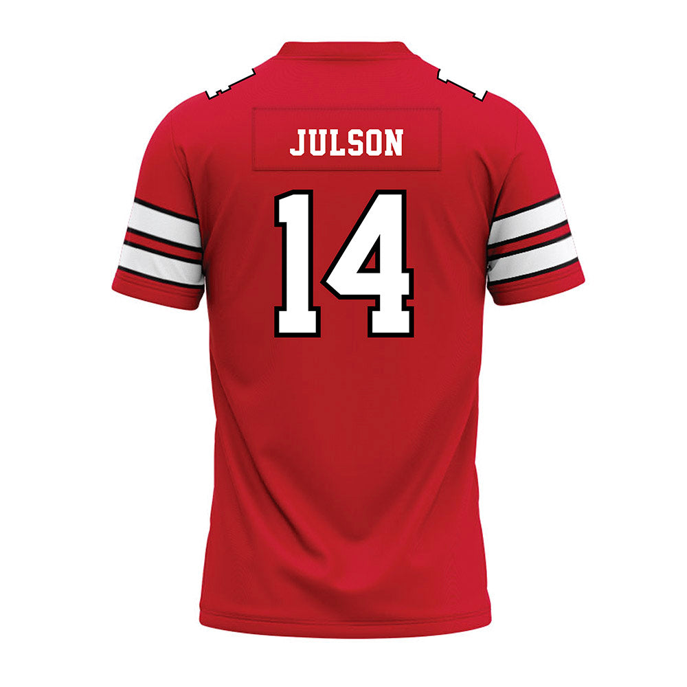 MSUM - NCAA Football : Jack Julson - Red Premium Football Jersey-1