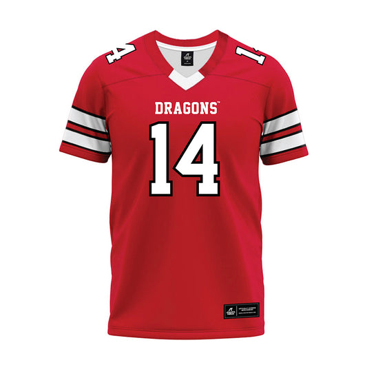 MSUM - NCAA Football : Jack Julson - Red Premium Football Jersey-0