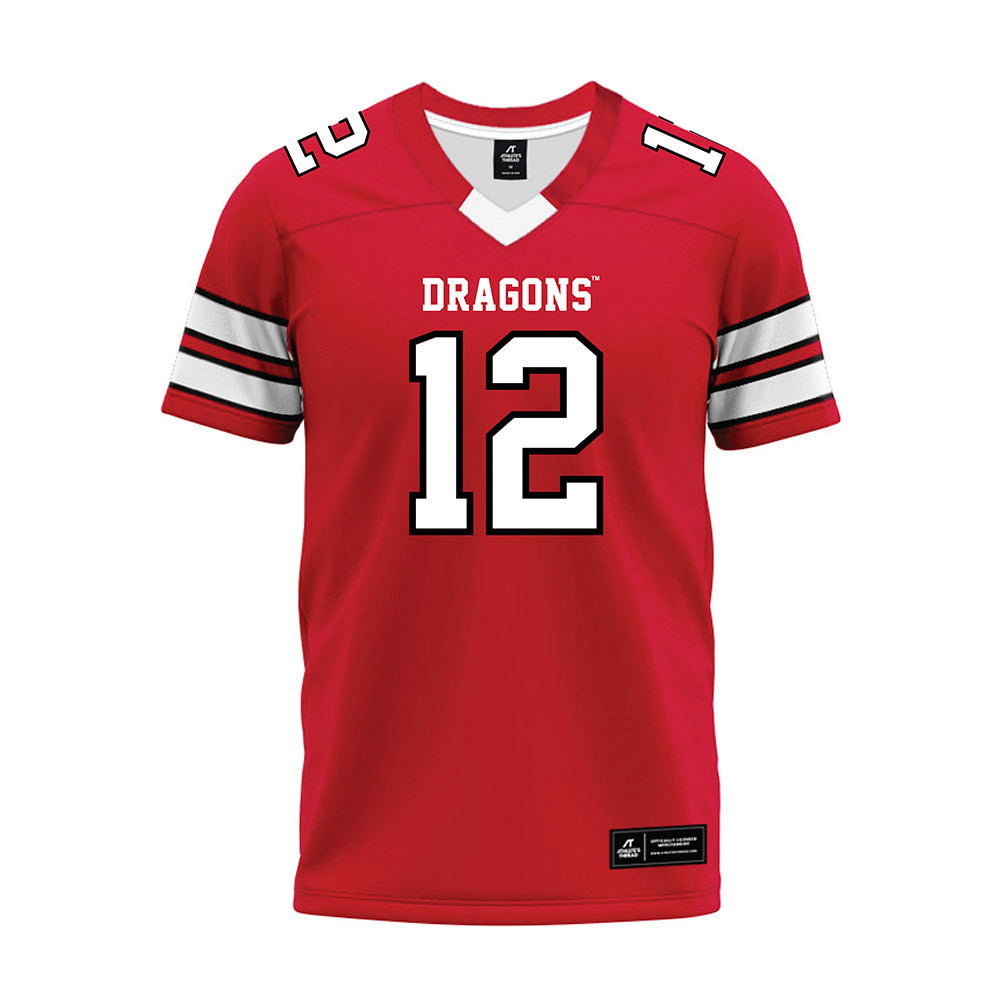 MSUM - NCAA Football : Carson Quam - Red Premium Football Jersey-0