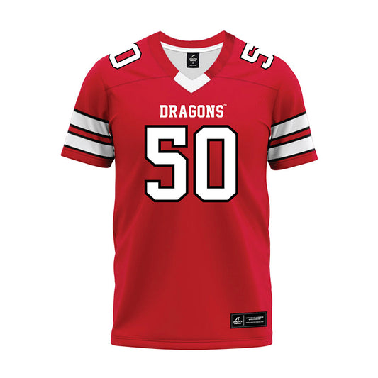 MSUM - NCAA Football : Tyrese Behnken - Red Premium Football Jersey-0