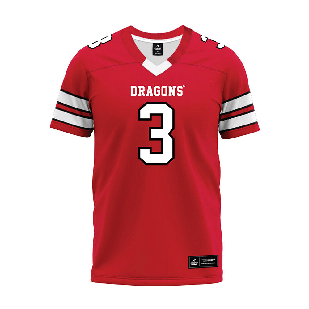 MSUM - NCAA Football : Parker Rode - Red Premium Football Jersey-0