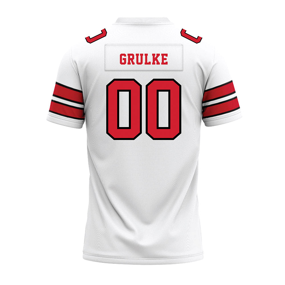 MSUM - NCAA Football : Ayden Grulke - White Premium Football Jersey-1