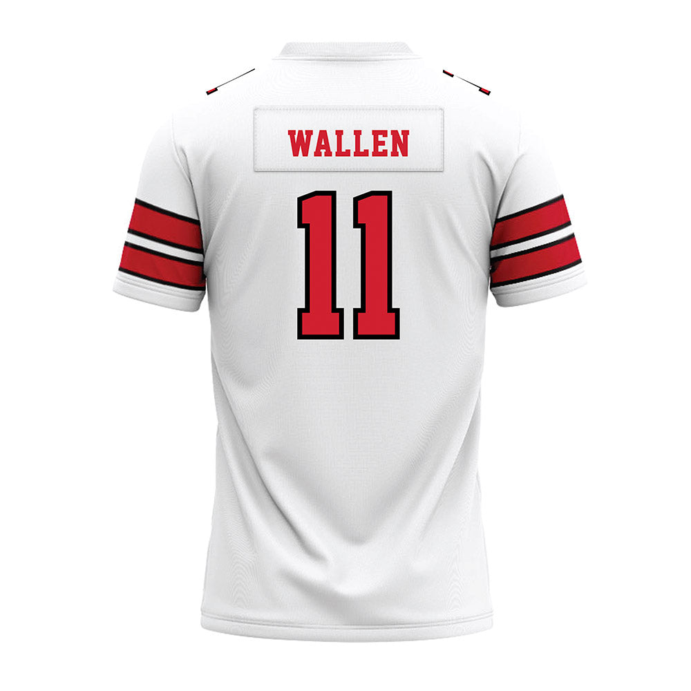 MSUM - NCAA Football : Payton Wallen - White Premium Football Jersey-1