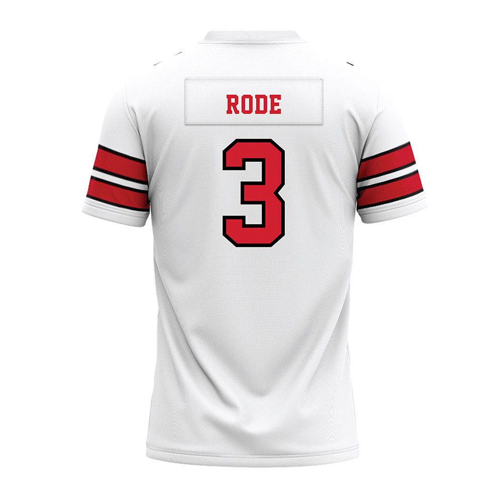 MSUM - NCAA Football : Parker Rode - White Premium Football Jersey-1