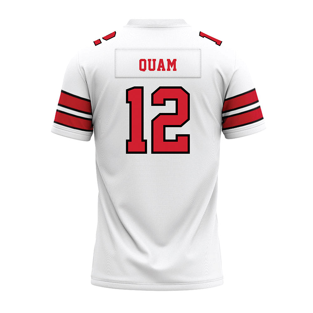 MSUM - NCAA Football : Carson Quam - White Premium Football Jersey-1