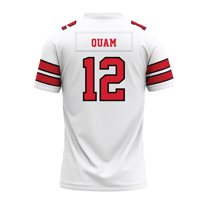 MSUM - NCAA Football : Carson Quam - White Premium Football Jersey-1