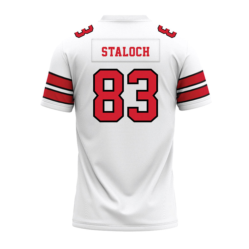 MSUM - NCAA Football : Seth Staloch - White Premium Football Jersey-1