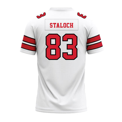 MSUM - NCAA Football : Seth Staloch - White Premium Football Jersey-1