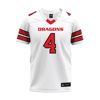 MSUM - NCAA Football : Tanner Stech - White Premium Football Jersey-0