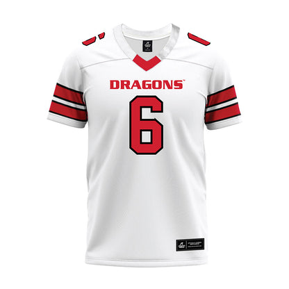 MSUM - NCAA Football : Gannon Bolgrean - White Premium Football Jersey-0