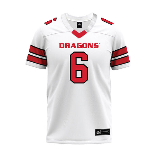 MSUM - NCAA Football : Gannon Bolgrean - White Premium Football Jersey-0