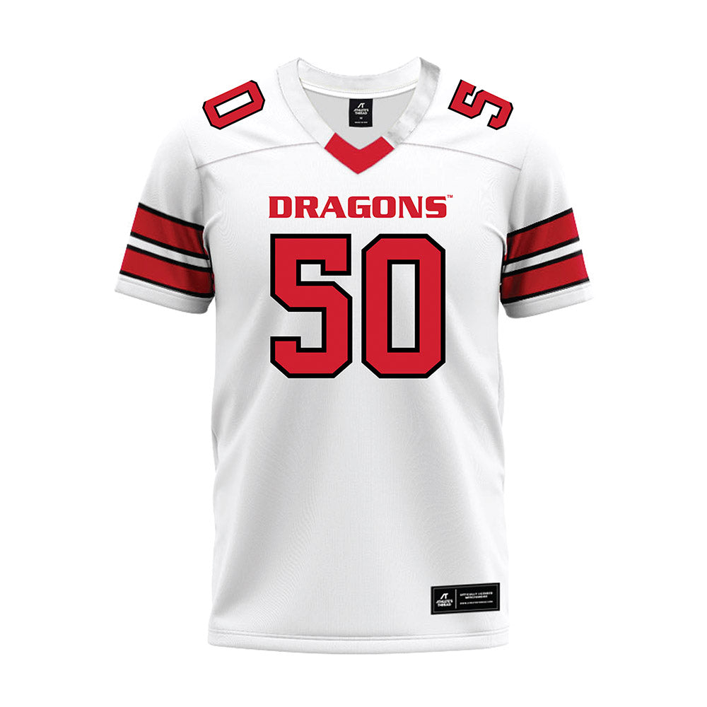 MSUM - NCAA Football : Tyrese Behnken - White Premium Football Jersey-0