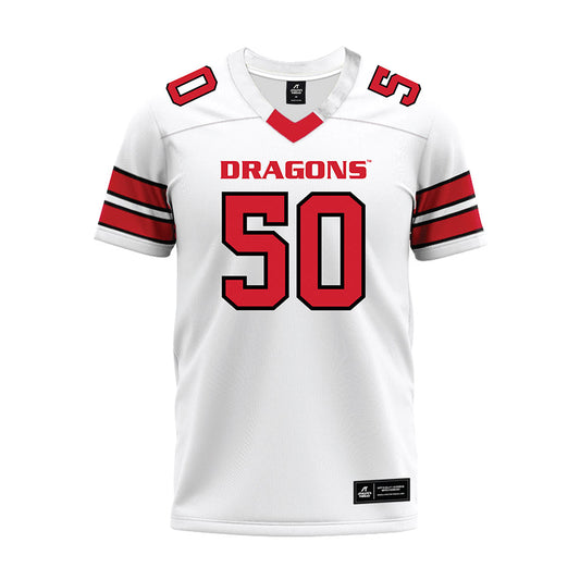 MSUM - NCAA Football : Tyrese Behnken - White Premium Football Jersey-0