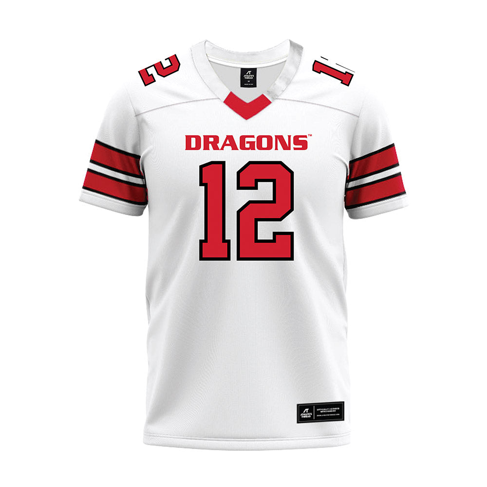 MSUM - NCAA Football : Carson Quam - White Premium Football Jersey-0