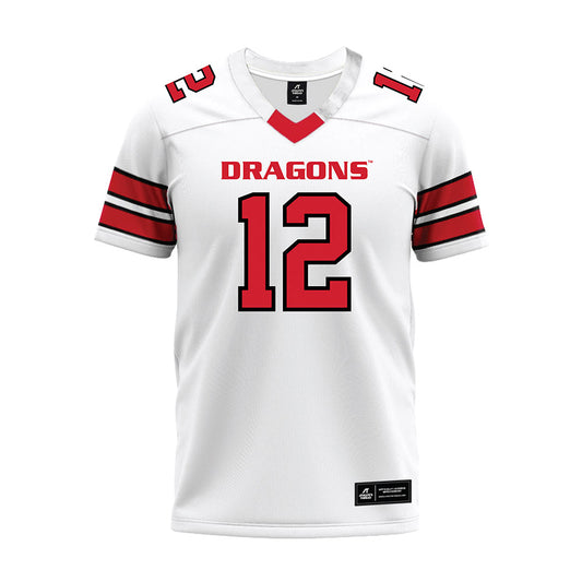 MSUM - NCAA Football : Carson Quam - White Premium Football Jersey-0
