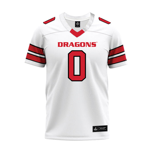 MSUM - NCAA Football : Hunter MacGillivray - White Premium Football Jersey-0