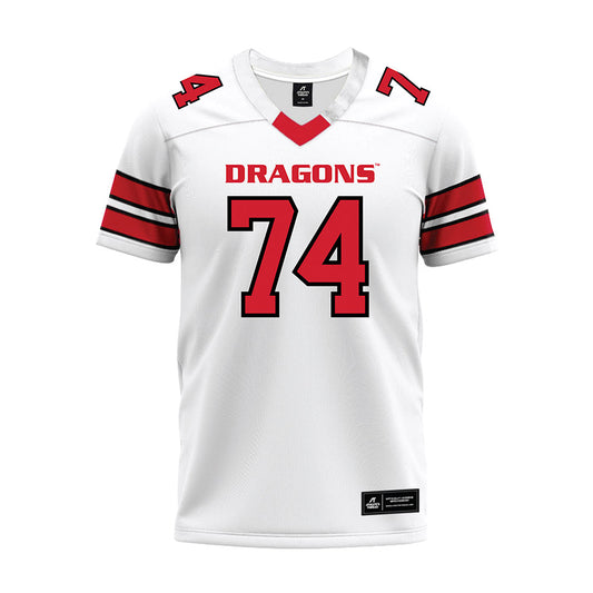 MSUM - NCAA Football : Evan Wiersma - White Premium Football Jersey-0