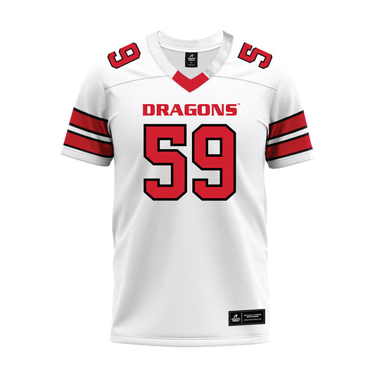 MSUM - NCAA Football : Dawson Duback - White Premium Football Jersey-0