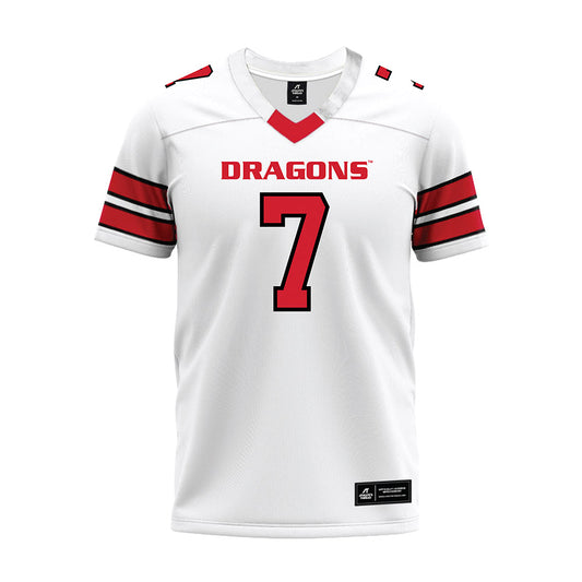 MSUM - NCAA Football : Harrison Walker - White Premium Football Jersey-0