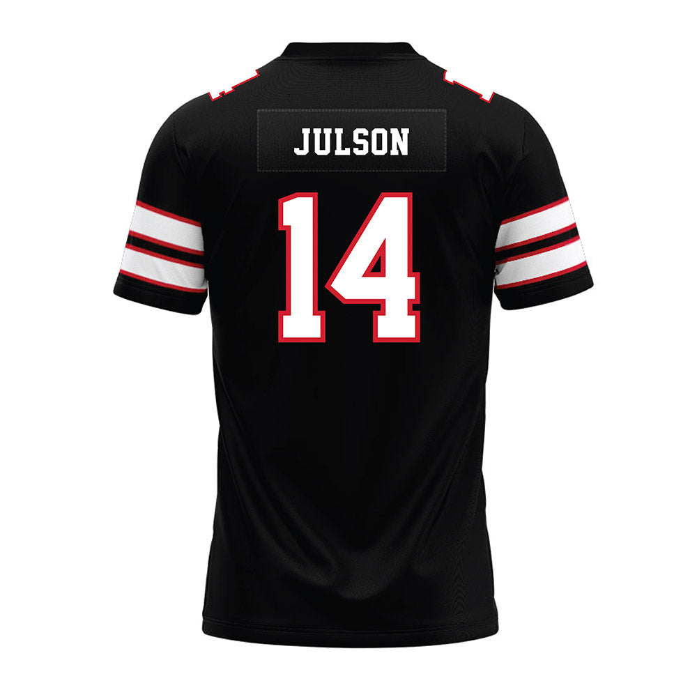 MSUM - NCAA Football : Jack Julson - Black Premium Football Jersey-1