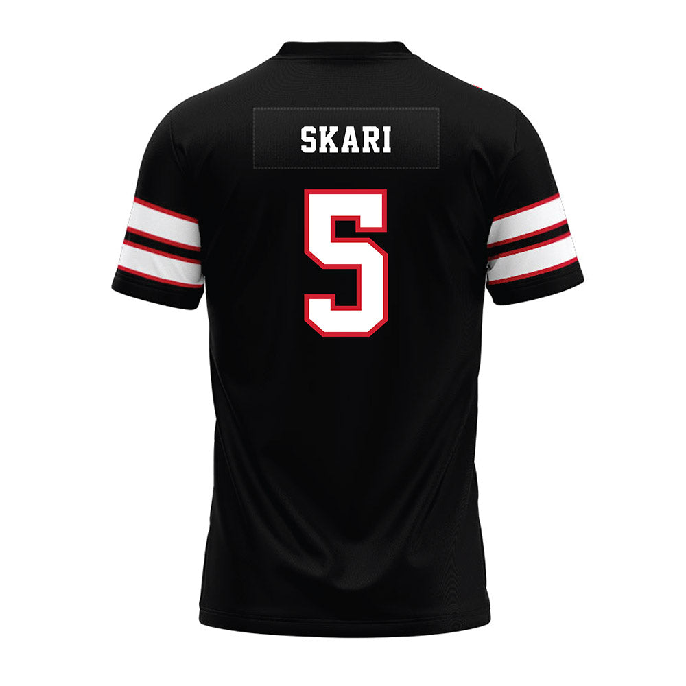 MSUM - NCAA Football : Ian Skari - Black Premium Football Jersey-1