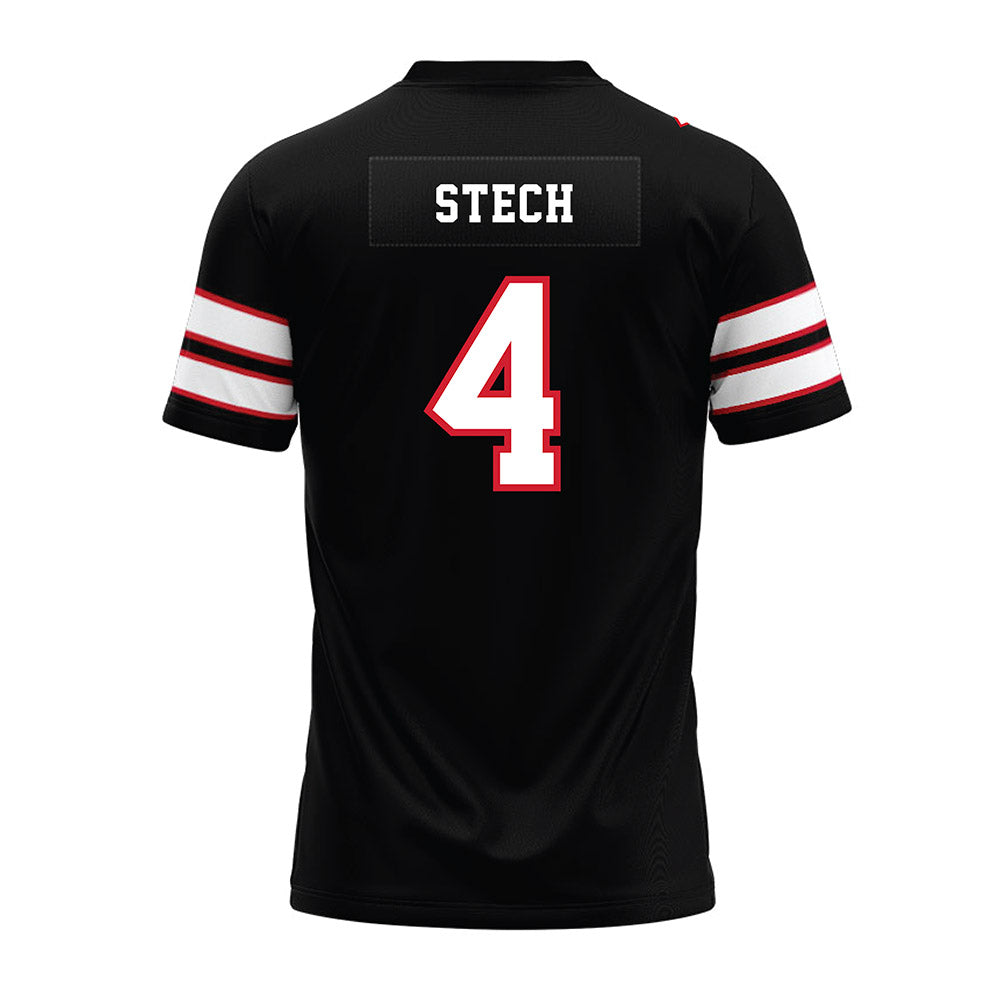 MSUM - NCAA Football : Tanner Stech - Black Premium Football Jersey-1