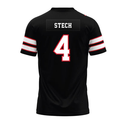 MSUM - NCAA Football : Tanner Stech - Black Premium Football Jersey-1