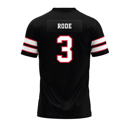 MSUM - NCAA Football : Parker Rode - Black Premium Football Jersey-1