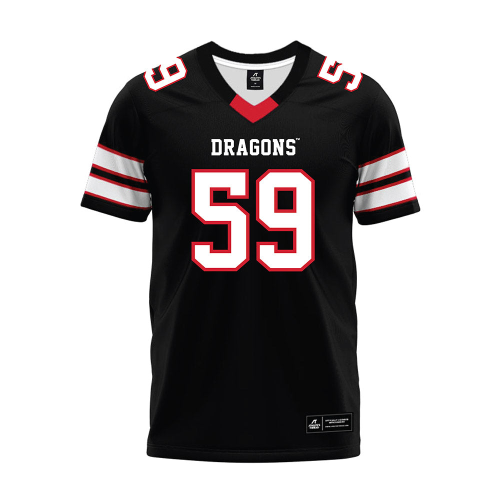 MSUM - NCAA Football : Dawson Duback - Black Premium Football Jersey-0