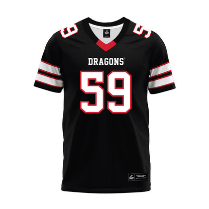 MSUM - NCAA Football : Dawson Duback - Black Premium Football Jersey-0