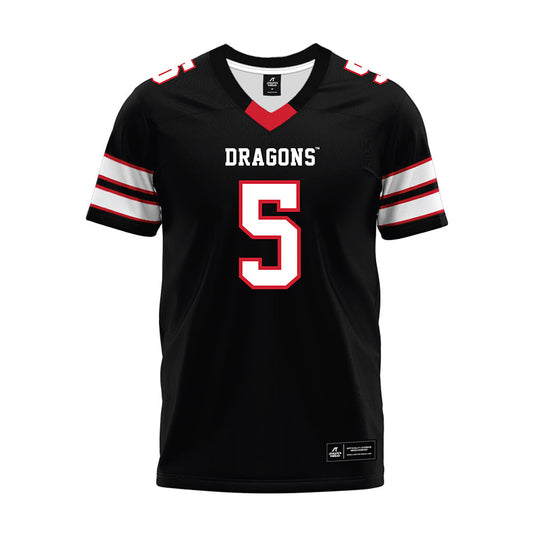MSUM - NCAA Football : Ian Skari - Black Premium Football Jersey-0